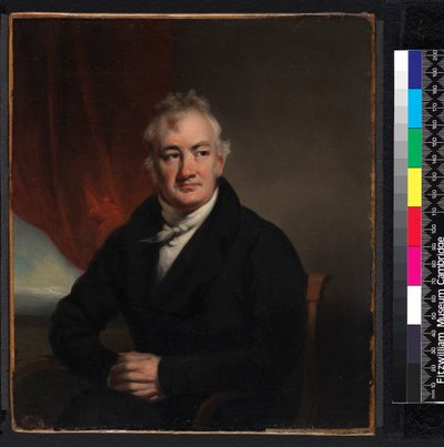 Retrato de John Reeves, 1774-1856, antes de 1852 de George Chinnery