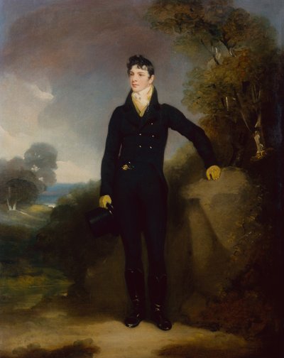 Retrato de un Noble, Se cree que es el Conde de Limerick de George Chinnery