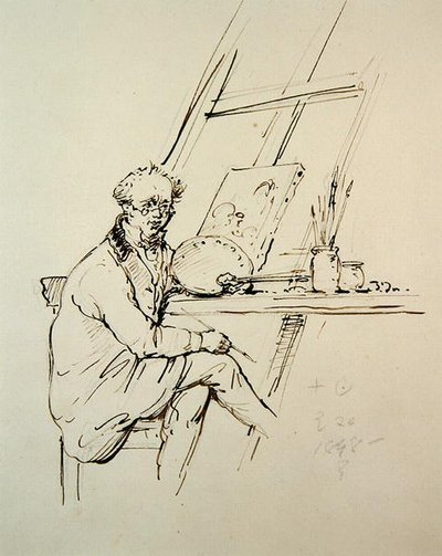 Autorretrato de George Chinnery