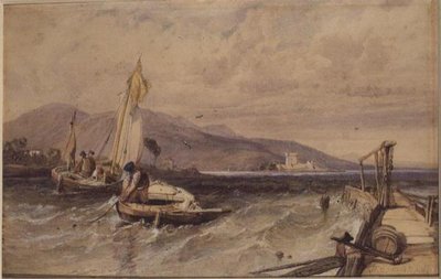 Castillo Douglas, Loch Leven de George Clarkson Stanfield