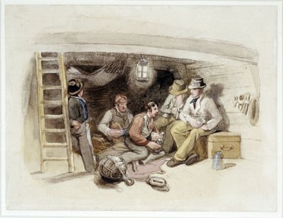 Jack (Tom Saunders), durante su primer viaje como aprendiz (colout litho) de George Clarkson Stanfield