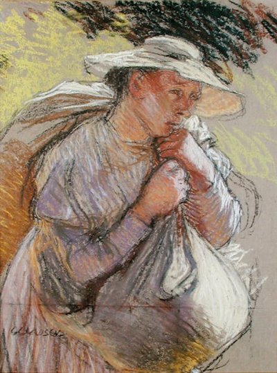 Una Mujer Campesina de George Clausen
