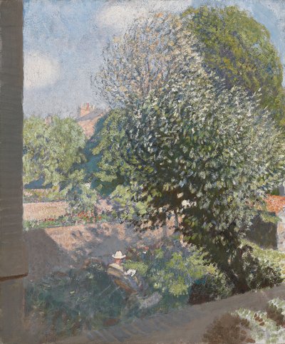 Un rincón sombreado de George Clausen