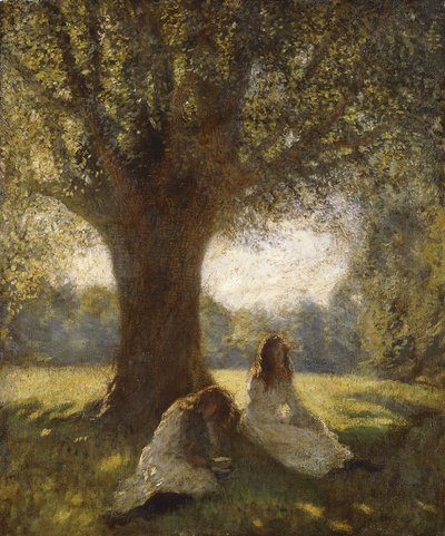Un lugar sombreado, c.1920 de George Clausen