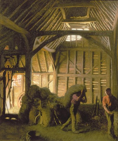 Un Granero Antiguo de George Clausen