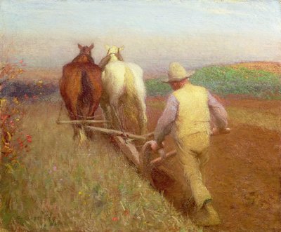 Una Mañana de Otoño, 1897 de George Clausen