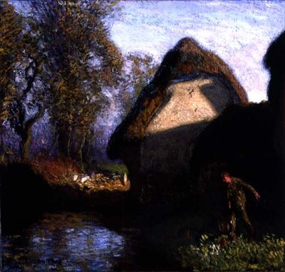 Detrás del Granero de George Clausen