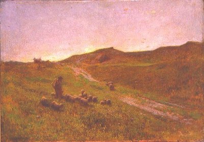 Tarde en el páramo de George Clausen
