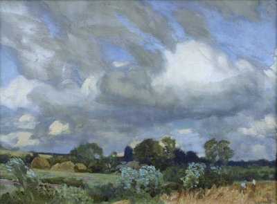 Haciendo heno de George Clausen