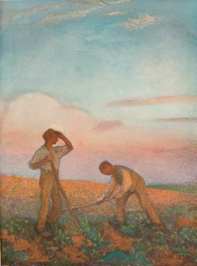 Cavando, c. 1872-1911, 1911 de George Clausen