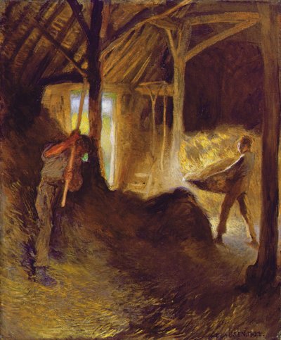 En el granero de George Clausen