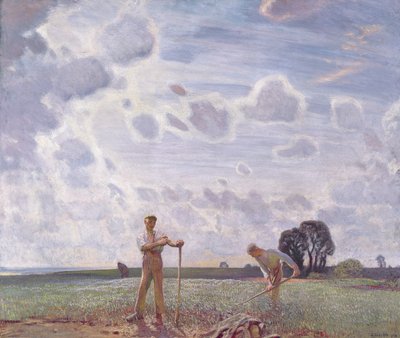 En los campos de junio de George Clausen