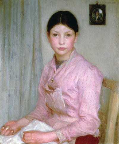 Pequeña Kitty de George Clausen