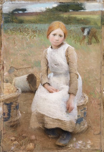 Pequeña Rosa de George Clausen