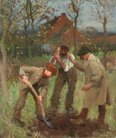Plantando un Árbol de George Clausen