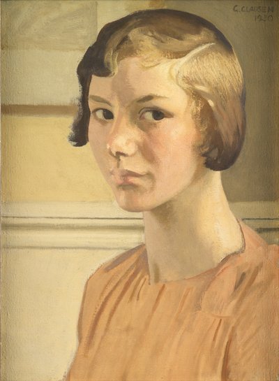 retrato de elizabeth clausen de George Clausen