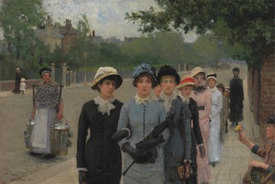 Colegialas de George Clausen