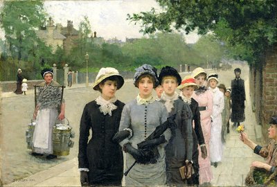 Escolares, 1880 de George Clausen