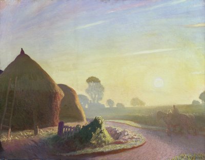 Amanecer en septiembre de George Clausen