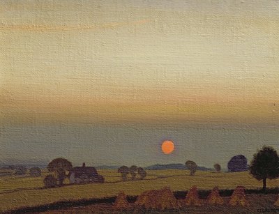 Atardecer, c.1920 de George Clausen