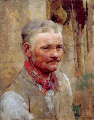 El hombre del molinero de George Clausen