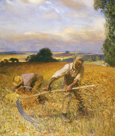 La vieja parca de George Clausen