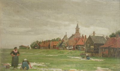 Lavanderas, Holanda, 1876 de George Clausen