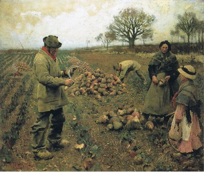 Trabajo de invierno de George Clausen
