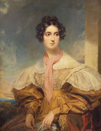 Retrato de Lady Georgiana Clinton de George Clint