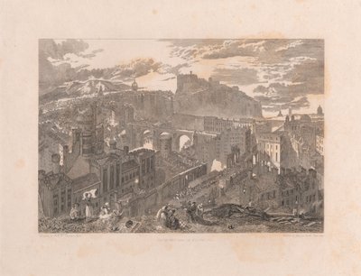 Edimburgo desde Calton Hill de George Cooke