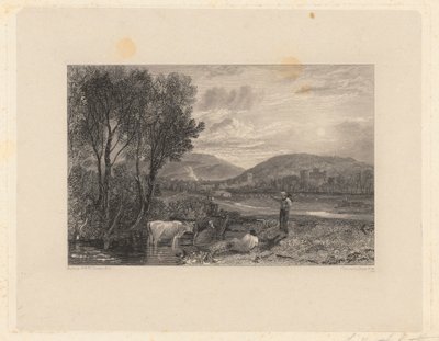 Castillo de Lulworth, Dorsetshire de George Cooke