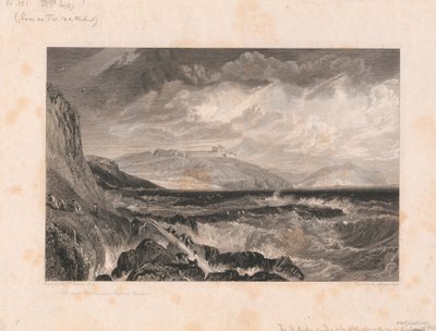 Castillo de Pendennis y entrada del puerto de Falmouth de George Cooke