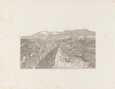 El Foro Romano desde la Torre del Capitolio de George Cooke