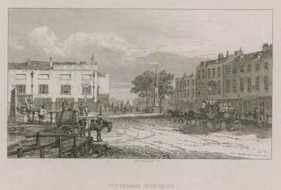 Tottenham High Cross, Londres de George Cooke