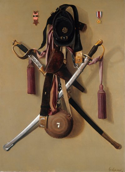 Regalia de la Guerra Civil del Mayor Levi Gheen McCauley de George Cope