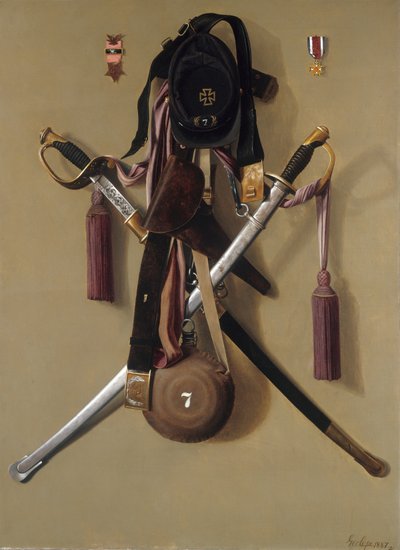 Regalia de la Guerra Civil del Mayor Levi Gheen McCauley de George Cope