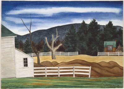 Paisaje de Woodstock, marzo de George Copeland Ault