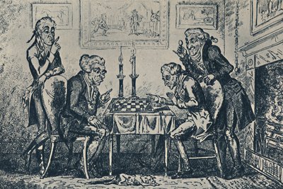 Una partida de ajedrez, 1948 de George Cruikshank