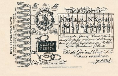 Un billete satírico: crimen, castigo y protesta, 1819 1894 de George Cruikshank