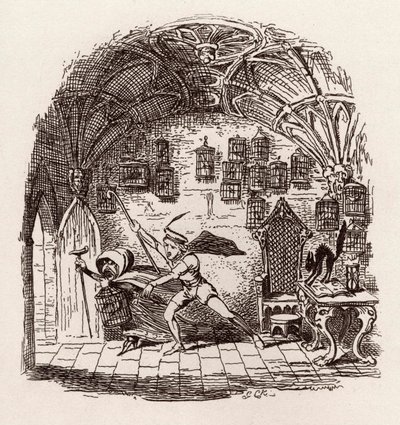 Hermanos Grimm Cuentos infantiles de George Cruikshank