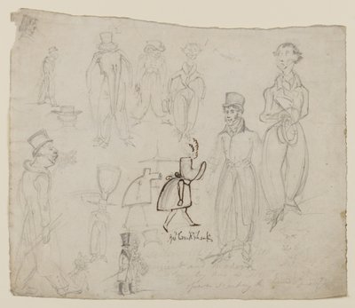 Estudios de carácter de George Cruikshank