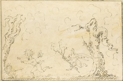 Escena cómica de George Cruikshank