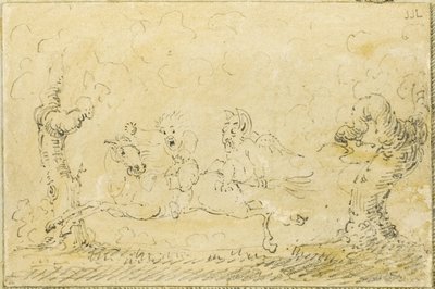 Escena cómica I de George Cruikshank