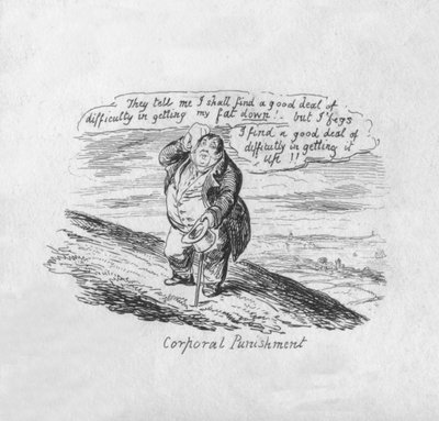 Castigo corporal, 1829 de George Cruikshank