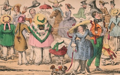 Exposición de Bloomers de Cruikshanks en Hyde Park, 1852, c1870 de George Cruikshank