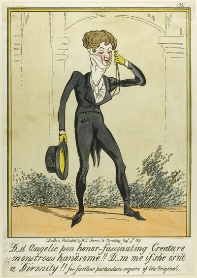 D_d Angelic pon honor-Fascinante Criatura Monstruosa ¡¡Guapo!! de George Cruikshank