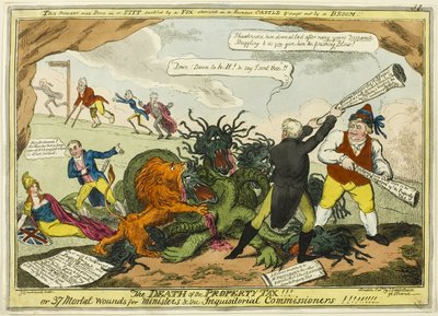 ¡¡Muerte del Impuesto sobre Bienes Inmuebles!! de George Cruikshank