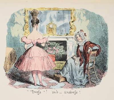 Vestido y desvestido, pub. 1832 de George Cruikshank
