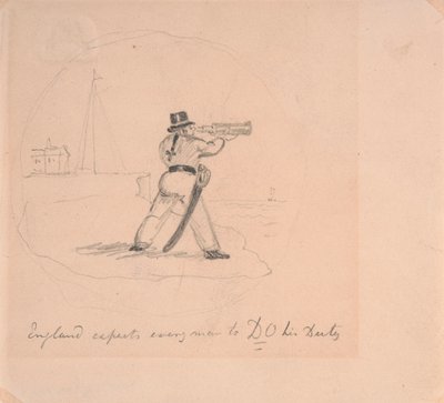 Inglaterra espera que todos cumplan con su deber de George Cruikshank