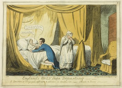 La única esperanza de Inglaterra se marcha de George Cruikshank